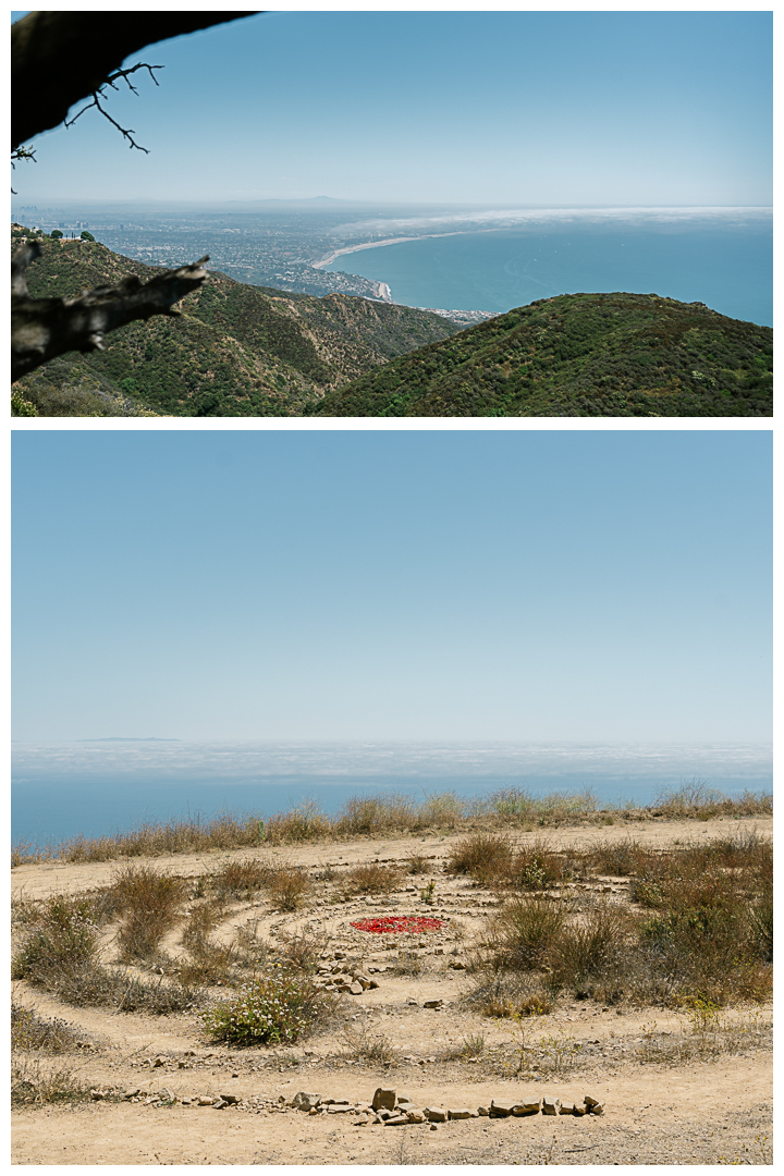 The Labyrinth at Tuna Canyon Park Surprise Proposal & Engagement | Grace & Sachith |