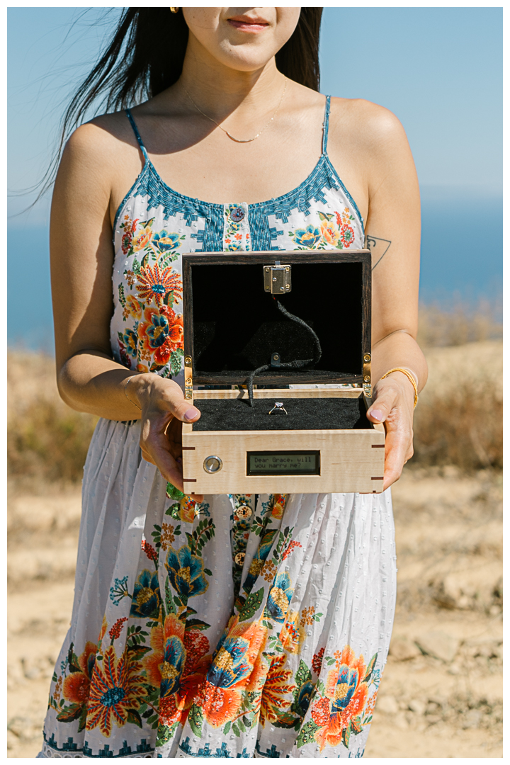 The Labyrinth at Tuna Canyon Park Surprise Proposal & Engagement | Grace & Sachith |