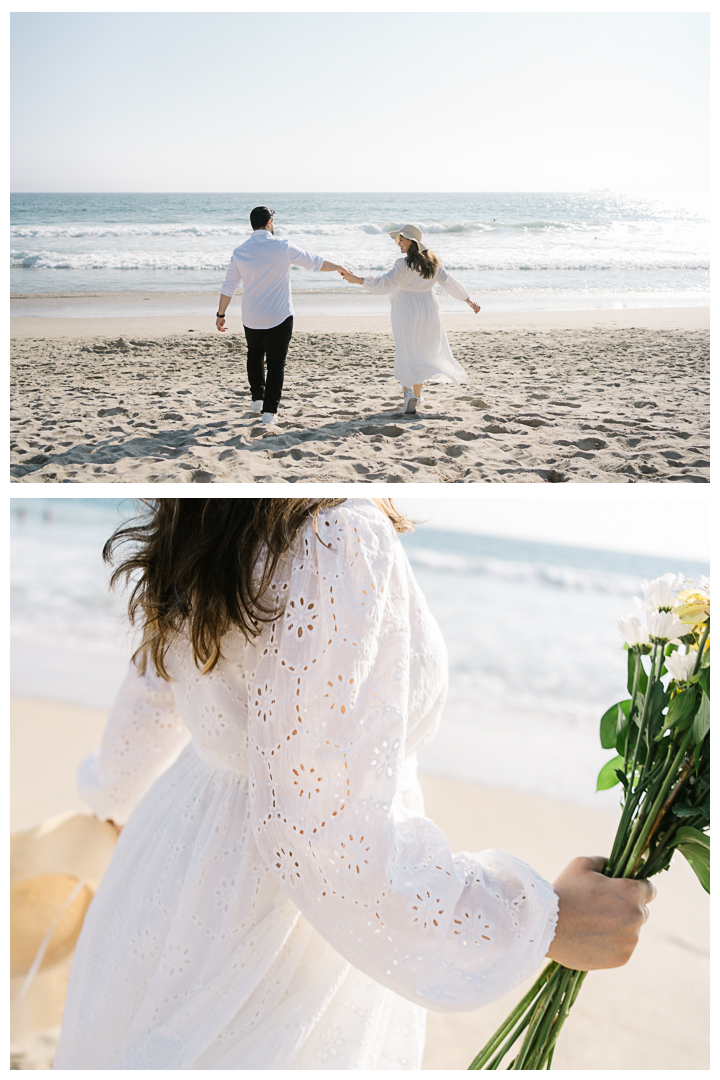 Los Angeles Couple's Portraits at Manhattan Beach