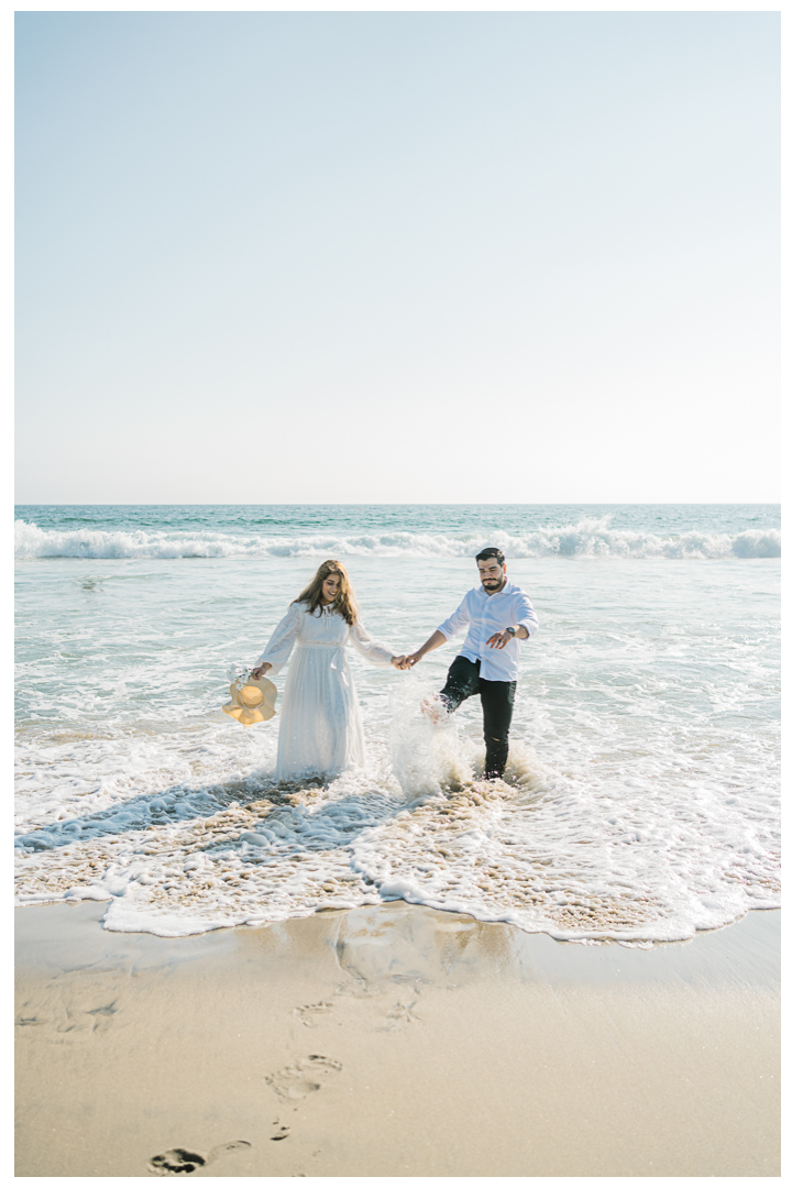 Los Angeles Couple's Portraits at Manhattan Beach