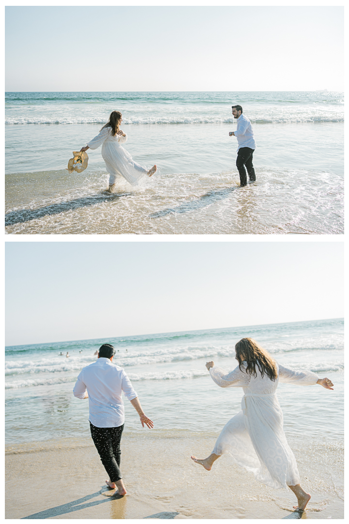 Los Angeles Couple's Portraits at Manhattan Beach