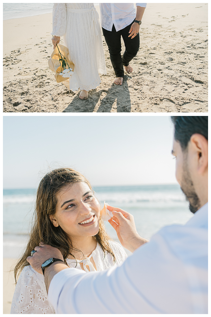 Los Angeles Couple's Portraits at Manhattan Beach