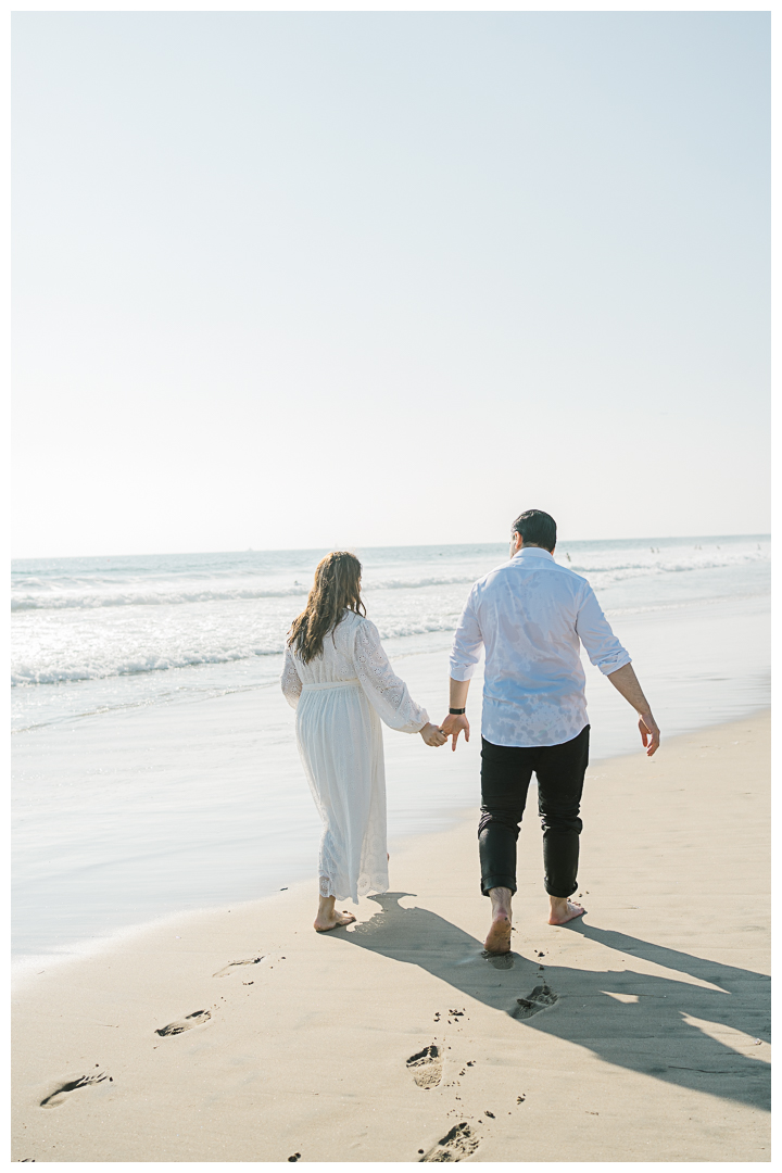 Los Angeles Couple's Portraits at Manhattan Beach