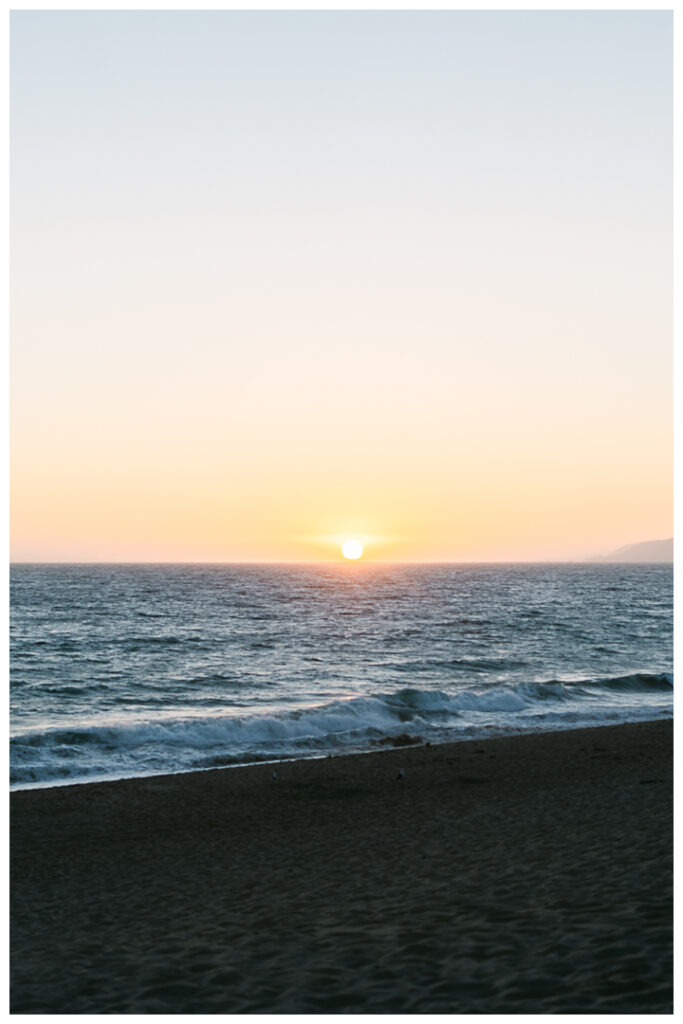 Point Dume Beach Surprise Picnic Proposal and Engagement | Jaipreen & Ajit