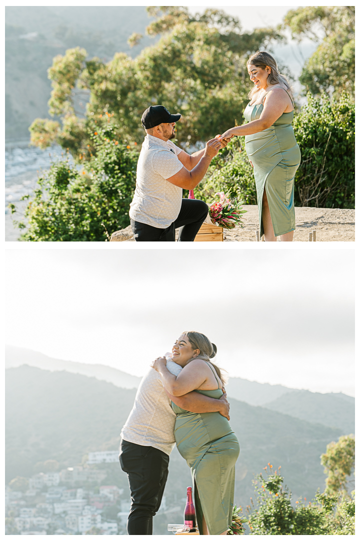 Avalon Catalina Island Surprise Proposal and Engagement | Israel & Bessy