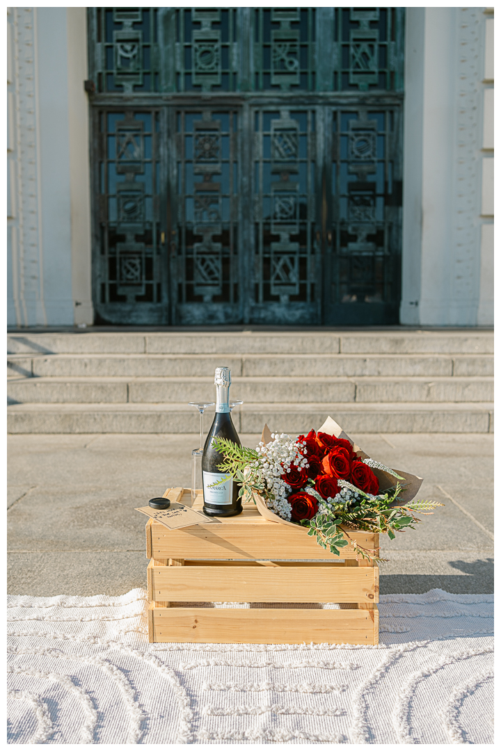 Griffith Observatory Surprise Proposal & Engagement in Los Feliz | Elvia & Alexis