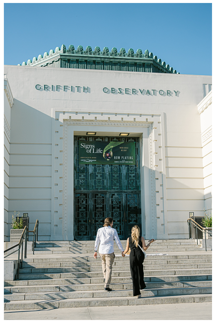 Griffith Observatory Surprise Proposal & Engagement in Los Feliz | Elvia & Alexis