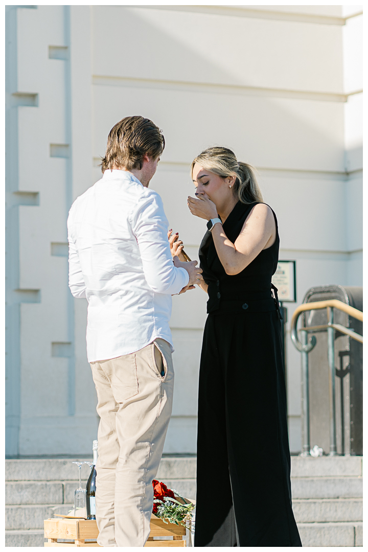 Griffith Observatory Surprise Proposal & Engagement in Los Feliz | Elvia & Alexis