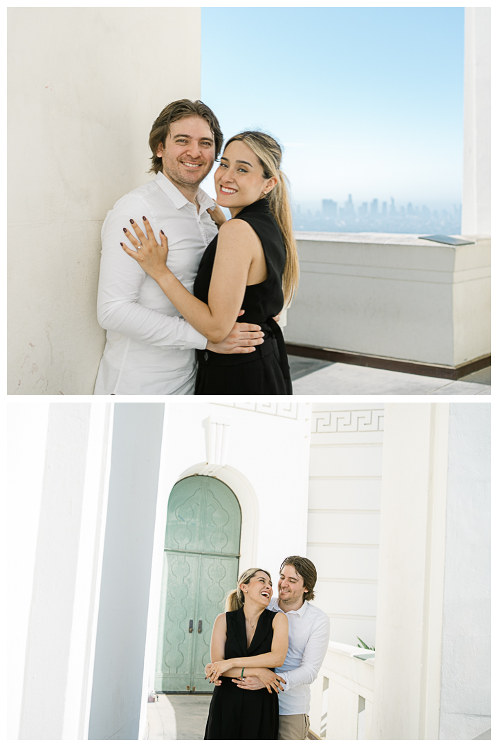 Griffith Observatory Surprise Proposal & Engagement in Los Feliz | Elvia & Alexis