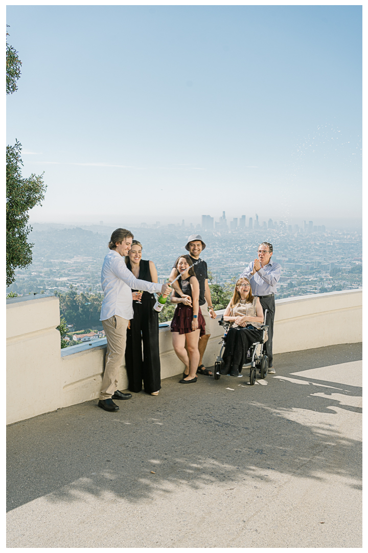 Griffith Observatory Surprise Proposal & Engagement in Los Feliz | Elvia & Alexis