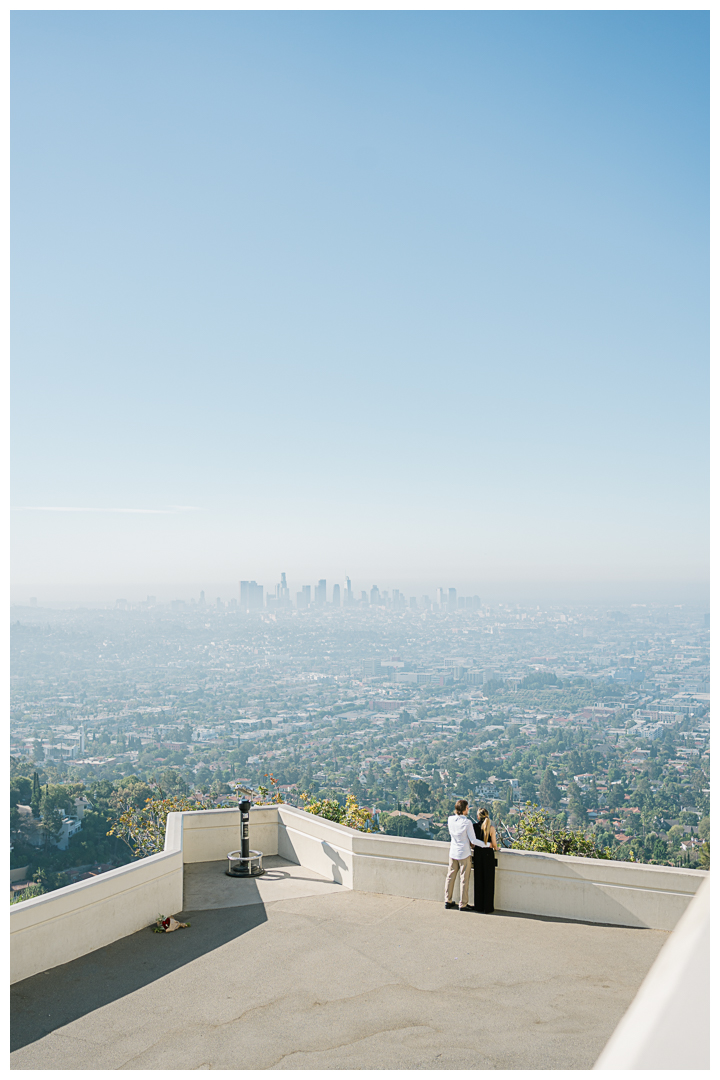 Griffith Observatory Surprise Proposal & Engagement in Los Feliz | Elvia & Alexis