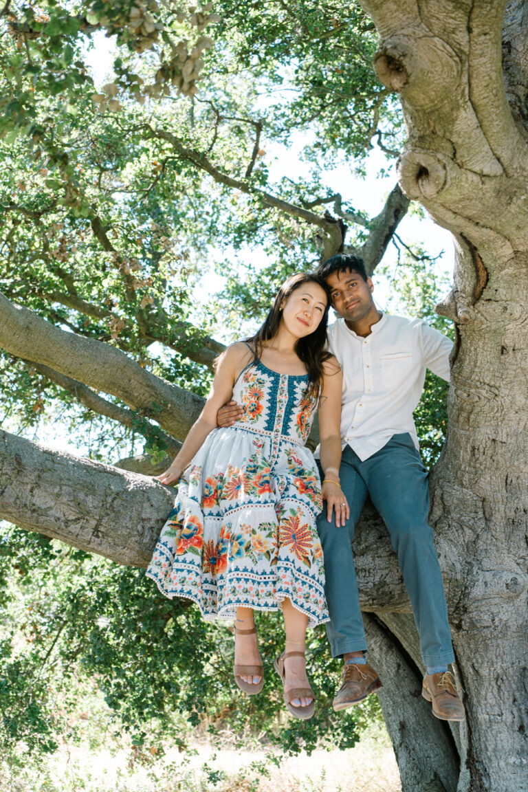 The Labyrinth at Tuna Canyon Park Surprise Proposal & Engagement | Grace & Sachith |