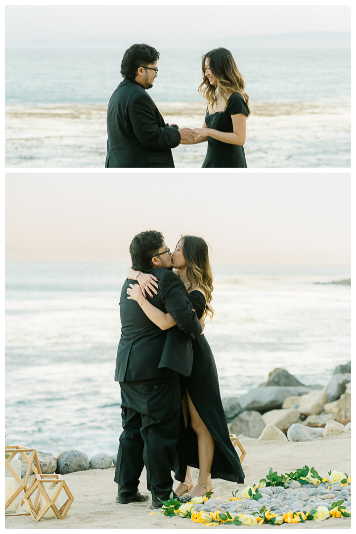 Terranea Resort Surprise Proposal and Engagement in Palos Verdes | Mikaela & Shaan