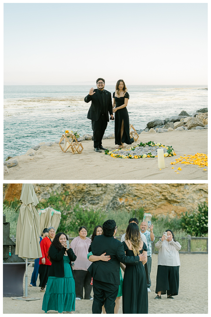 Terranea Resort Surprise Proposal and Engagement in Palos Verdes | Mikaela & Shaan