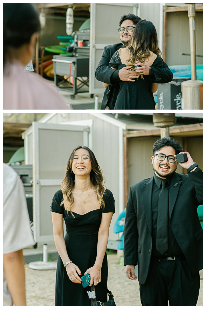 Terranea Resort Surprise Proposal and Engagement in Palos Verdes | Mikaela & Shaan