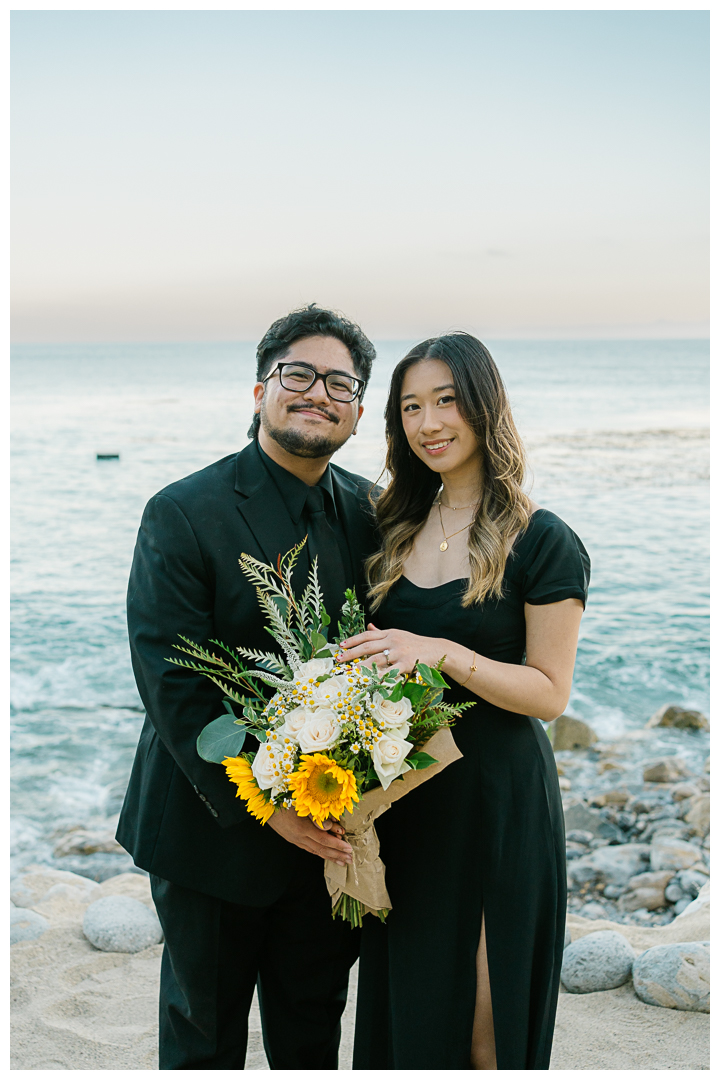 Terranea Resort Surprise Proposal and Engagement in Palos Verdes | Mikaela & Shaan