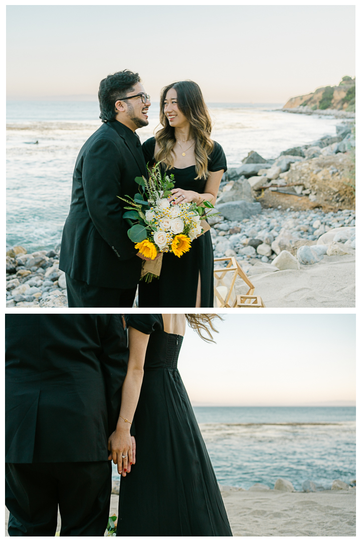 Terranea Resort Surprise Proposal and Engagement in Palos Verdes | Mikaela & Shaan