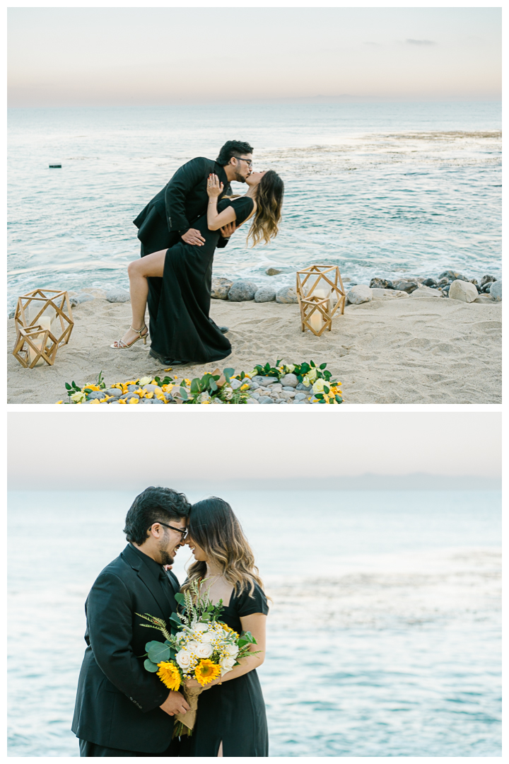 Terranea Resort Surprise Proposal and Engagement in Palos Verdes | Mikaela & Shaan