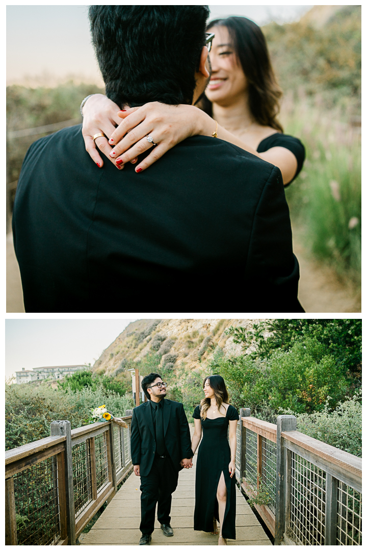 Terranea Resort Surprise Proposal and Engagement in Palos Verdes | Mikaela & Shaan