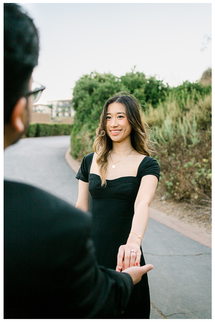 Terranea Resort Surprise Proposal and Engagement in Palos Verdes | Mikaela & Shaan