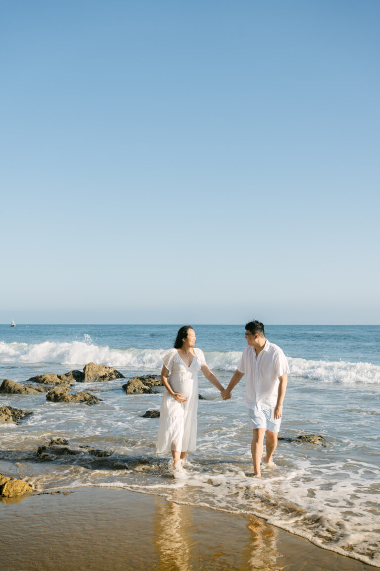 El Matador Beach in Malibu Maternity Photo Session | Linda & Chen