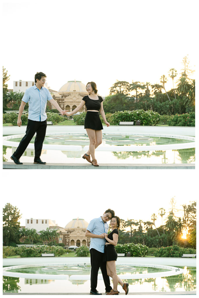 Exposition Park Rose Garden Surprise Proposal & Engagement | Muse & Bo