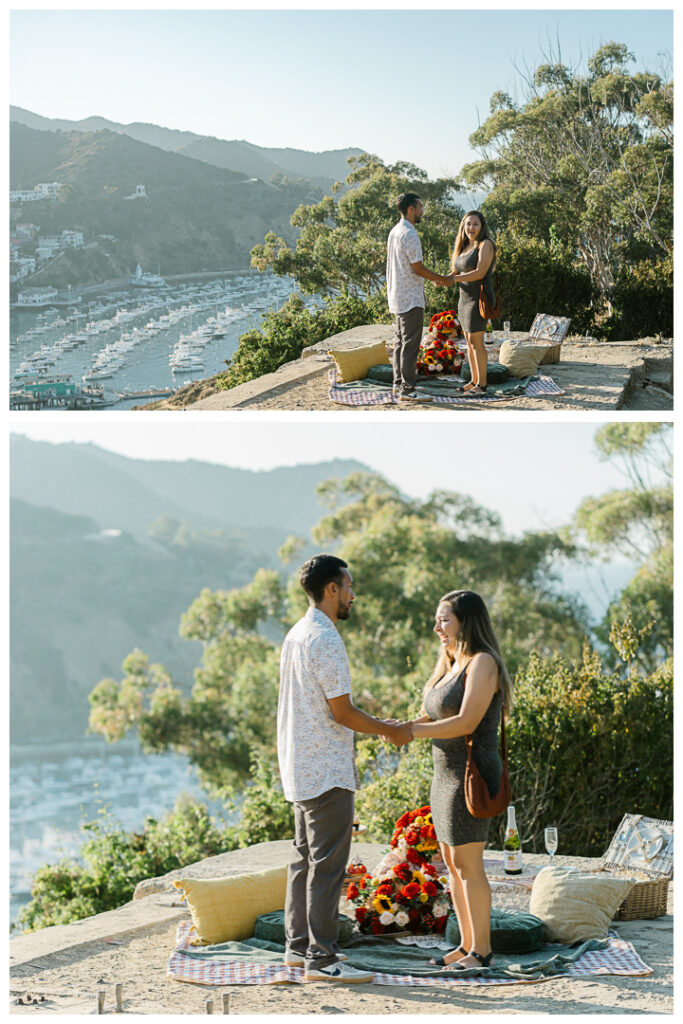 Catalina Island Surprise Proposal & Engagement | Stephanie & Peter