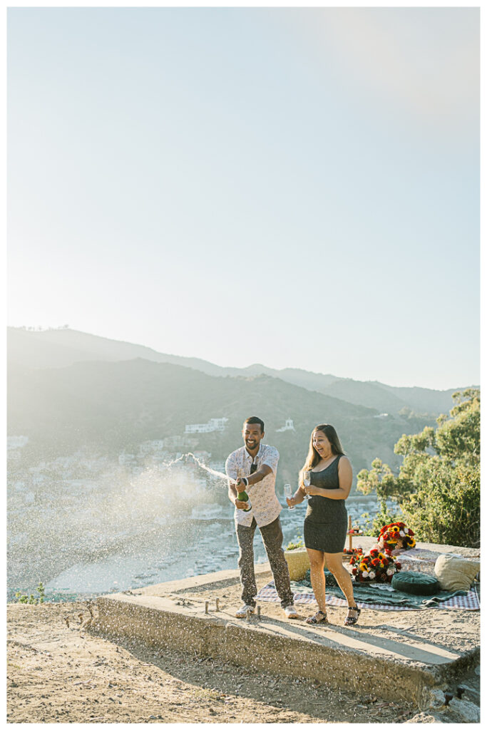 Catalina Island Surprise Proposal & Engagement | Stephanie & Peter