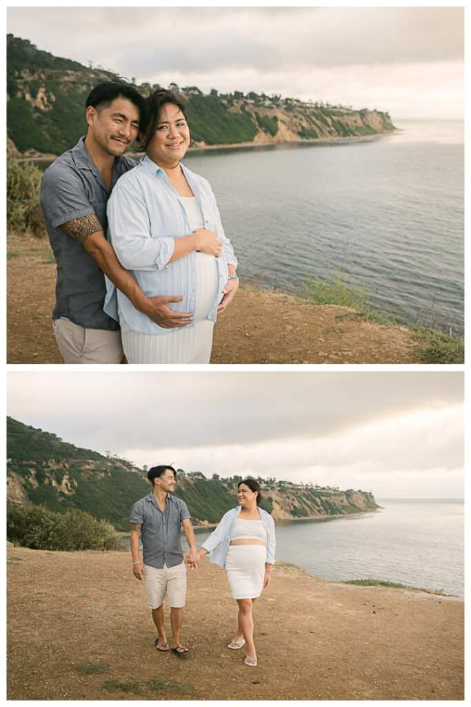 Palos Verdes Maternity and Baby Bump Photo Session | Gillian & Ryan