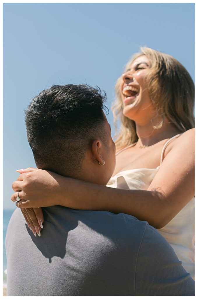 Point Dume Beach in Malibu Surprise Proposal & Engagement | Jocy & Erik