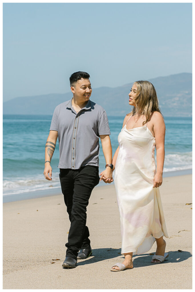 Point Dume Beach in Malibu Surprise Proposal & Engagement | Jocy & Erik