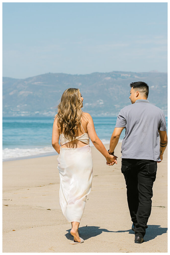 Point Dume Beach in Malibu Surprise Proposal & Engagement | Jocy & Erik