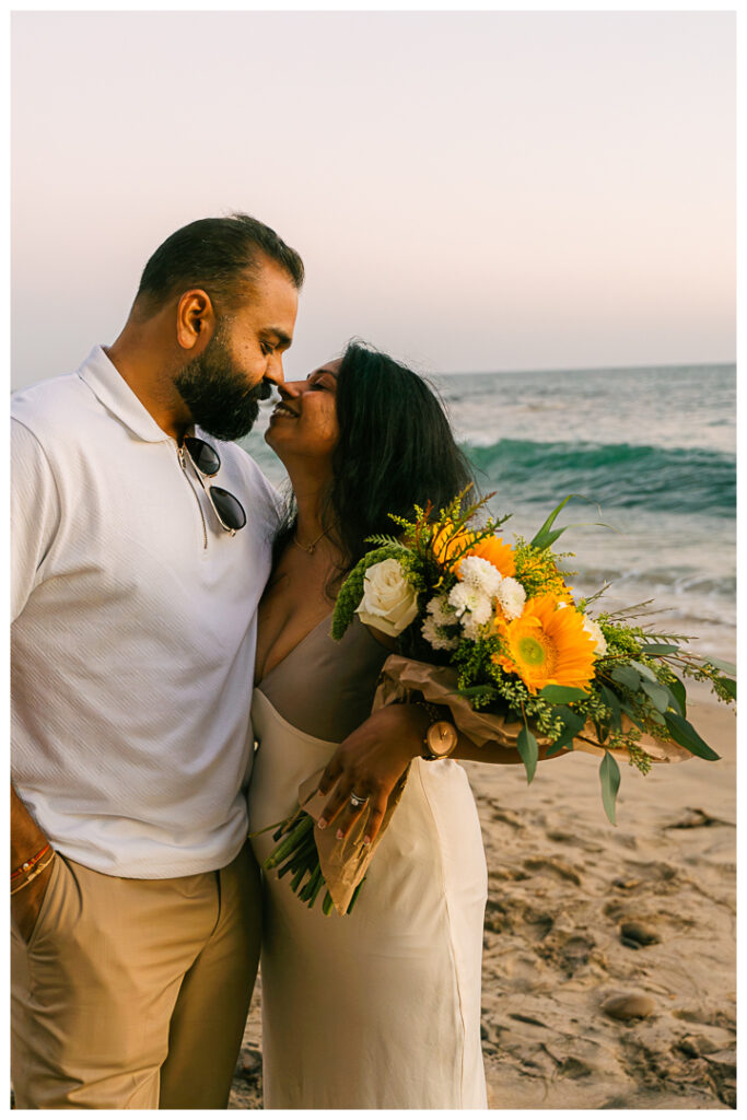 Little Corona Del Mar Beach Surprise Proposal and Engagement | Janki & Sagar