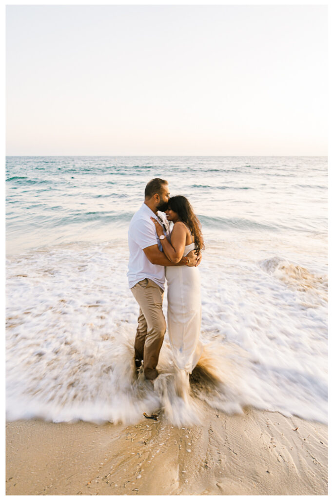 Little Corona Del Mar Beach Surprise Proposal and Engagement | Janki & Sagar