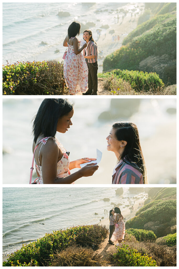 El Matador Beach in Malibu Surprise Proposal & Engagement | Uyen & Shani