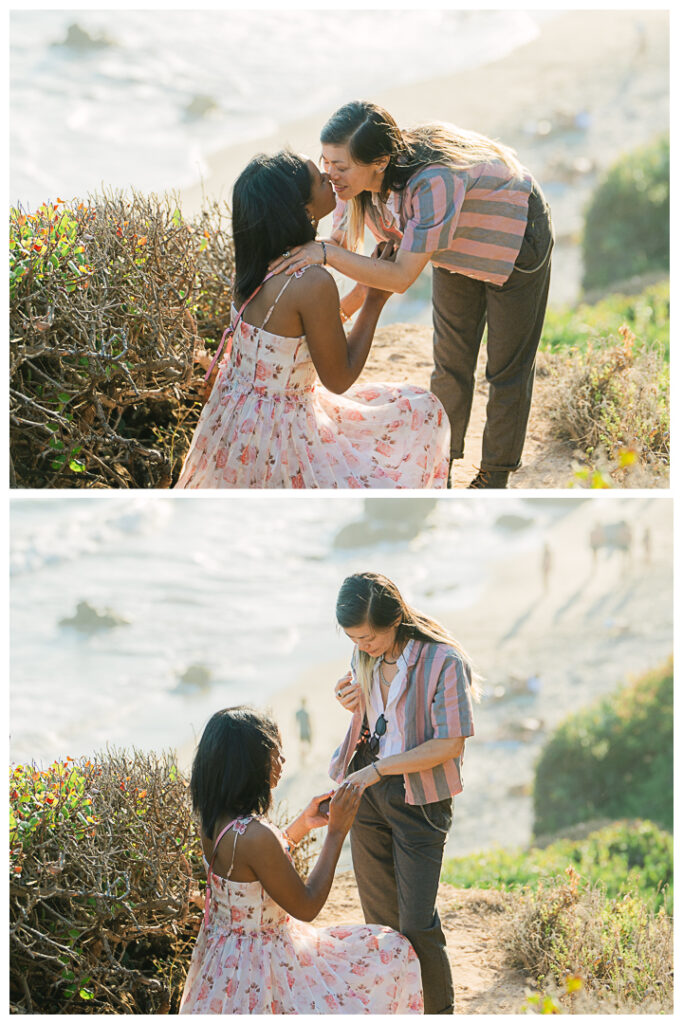 El Matador Beach in Malibu Surprise Proposal & Engagement | Uyen & Shani