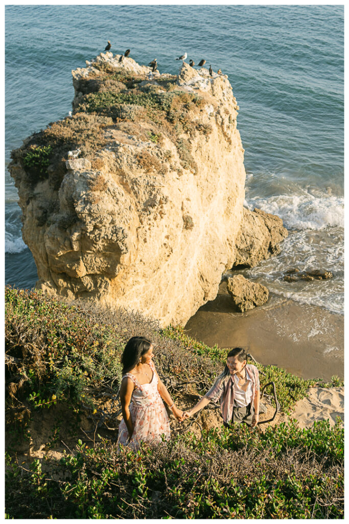 El Matador Beach in Malibu Surprise Proposal & Engagement | Uyen & Shani