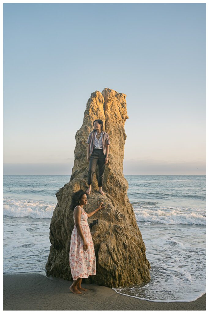 El Matador Beach in Malibu Surprise Proposal & Engagement | Uyen & Shani