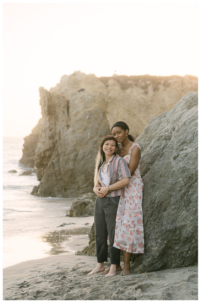 El Matador Beach in Malibu Surprise Proposal & Engagement | Uyen & Shani