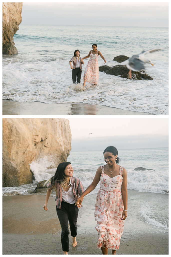 El Matador Beach in Malibu Surprise Proposal & Engagement | Uyen & Shani