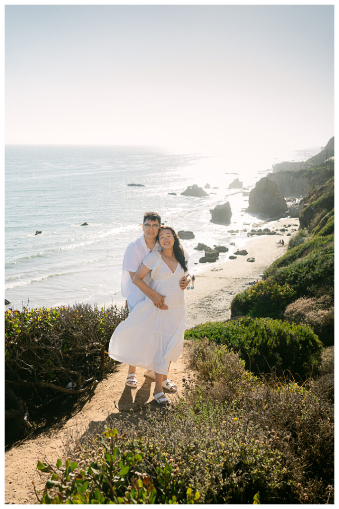 El Matador Beach in Malibu Maternity Photo Session | Linda & Chen