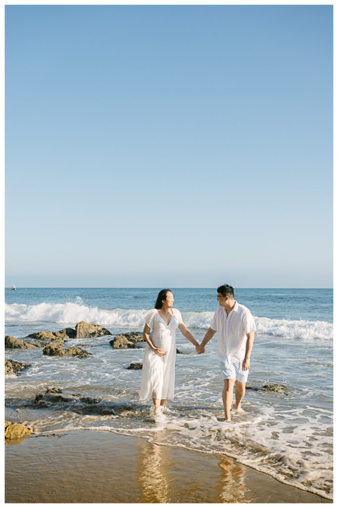 El Matador Beach in Malibu Maternity Photo Session | Linda & Chen