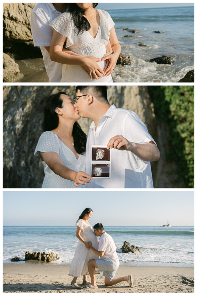 El Matador Beach in Malibu Maternity Photo Session | Linda & Chen