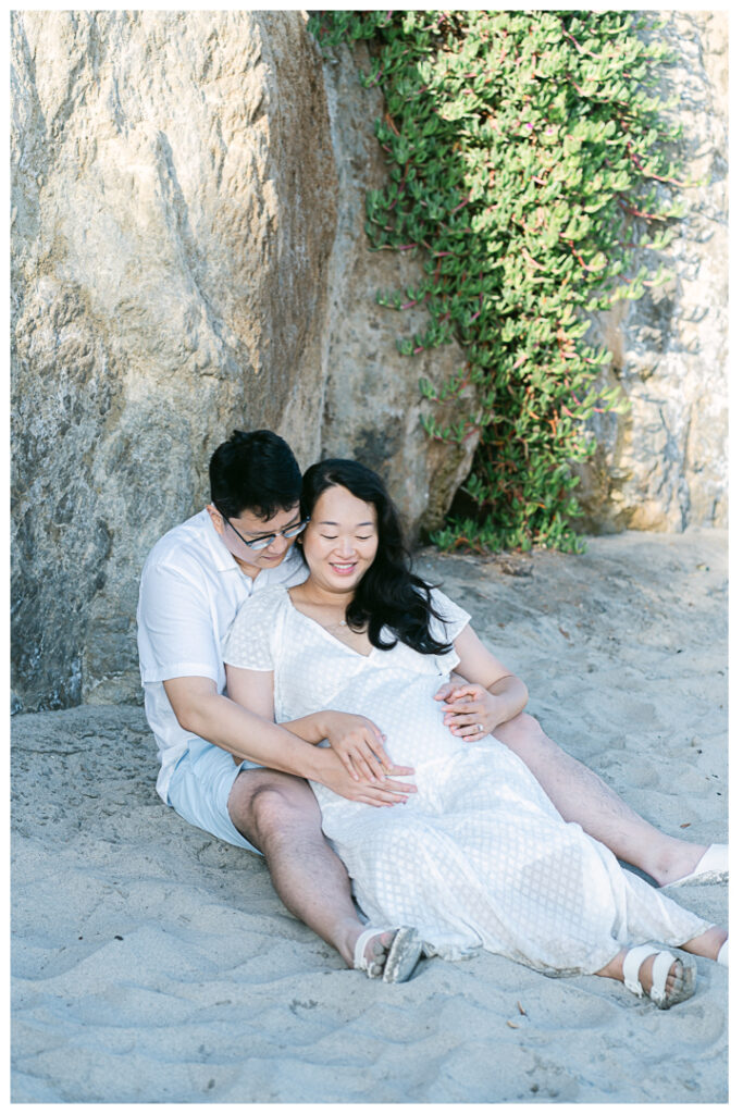 El Matador Beach in Malibu Maternity Photo Session | Linda & Chen