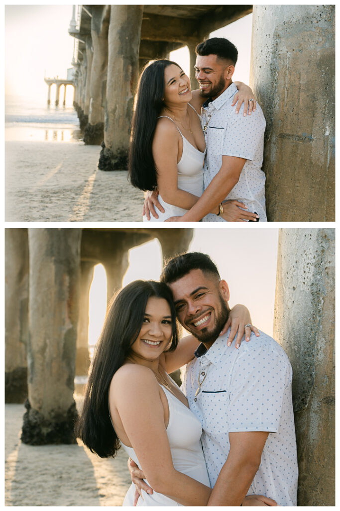 Manhattan Beach Pier Engagement Photos | Anna & Armando