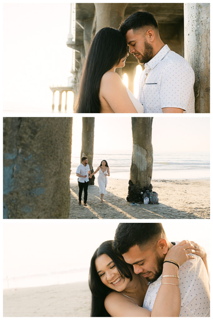 Manhattan Beach Pier Engagement Photos | Anna & Armando