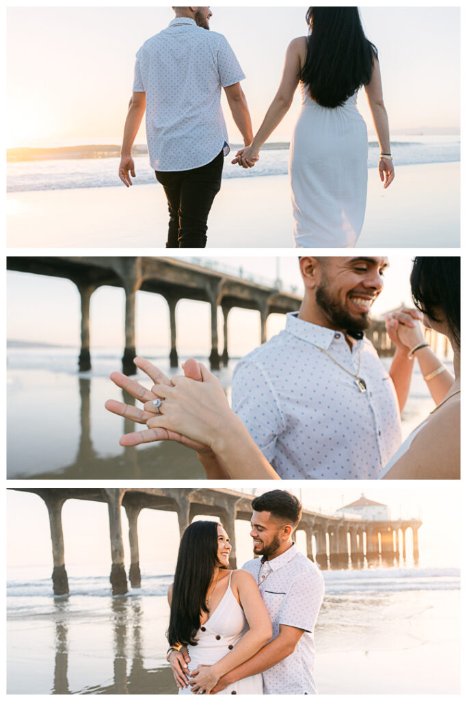 Manhattan Beach Pier Engagement Photos | Anna & Armando