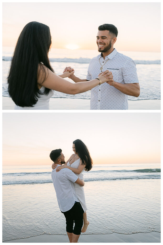 Manhattan Beach Pier Engagement Photos | Anna & Armando