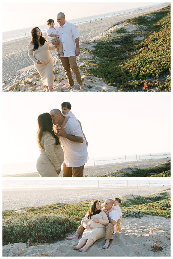 Manhattan Beach Maternity Family Photos | The Gerwen Family