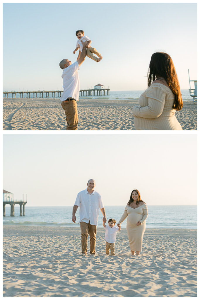 Manhattan Beach Maternity Family Photos | The Gerwen Family